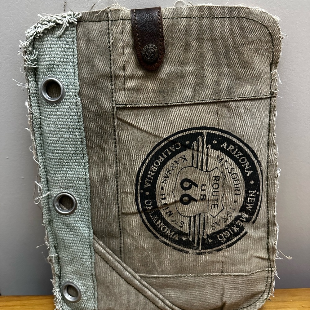 Vintage Addiction Route 66 Canvas Electronics Case